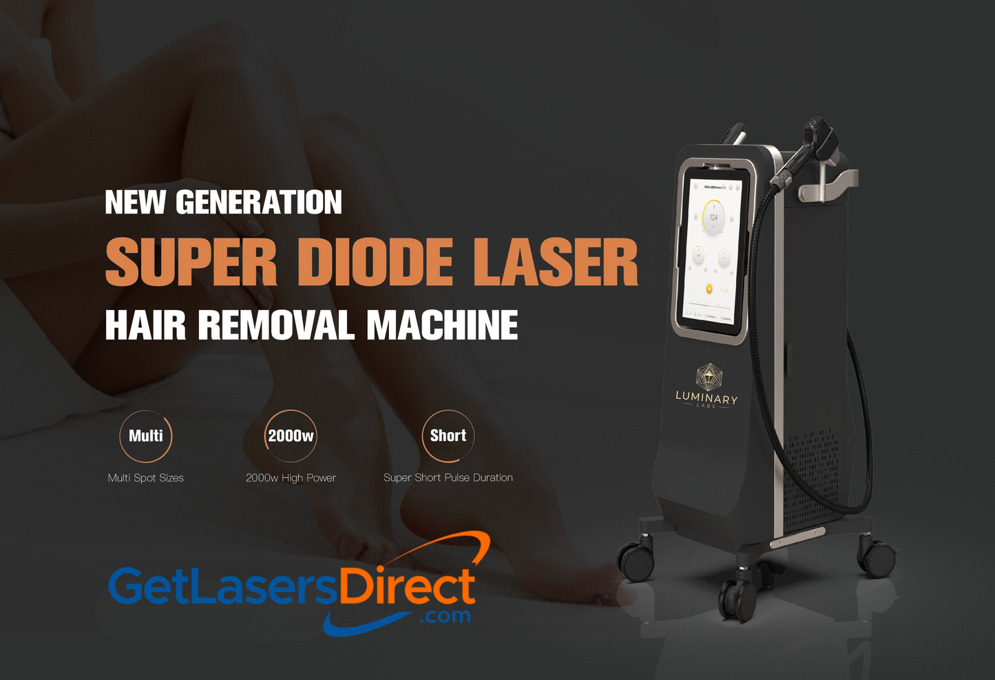 Sistema de depilação a laser de diodo Luminary Labs NovaPulse